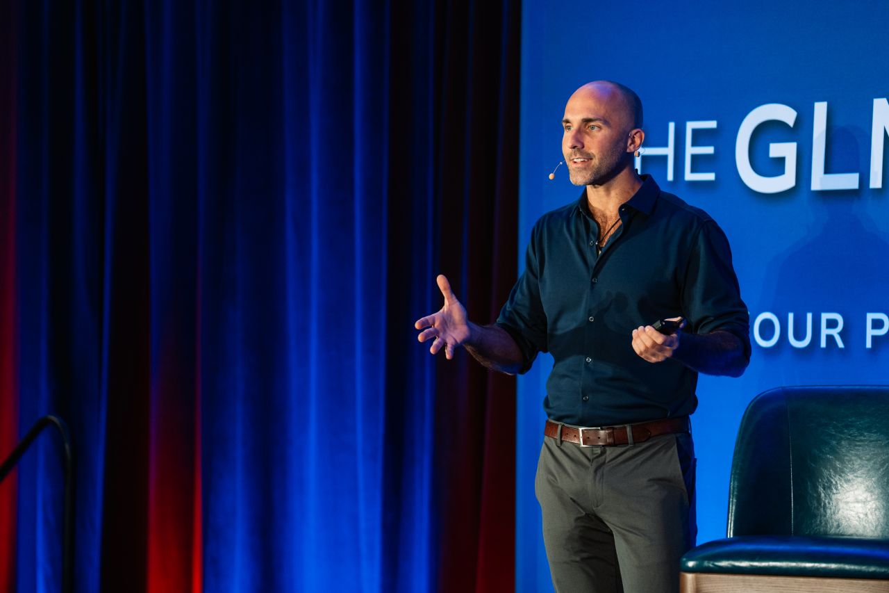 Joe Ruotolo speaking at the GLM Summit